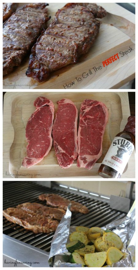 Perfect grilled steaks