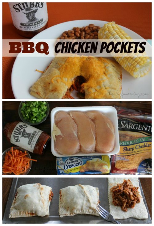 BBQ Chicken Pockets recipe on Food Wine Sunshine