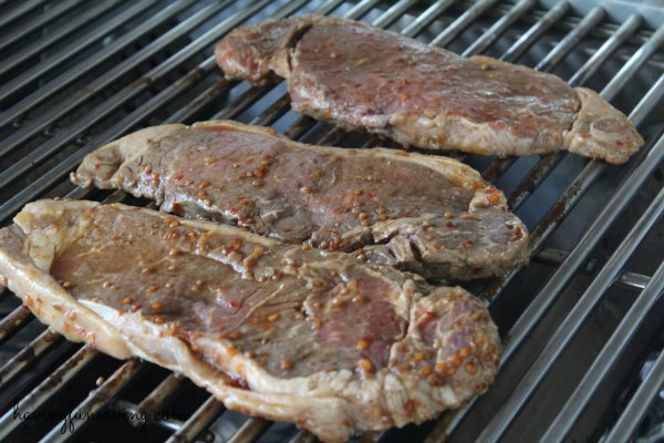 Deliciously grilled steaks