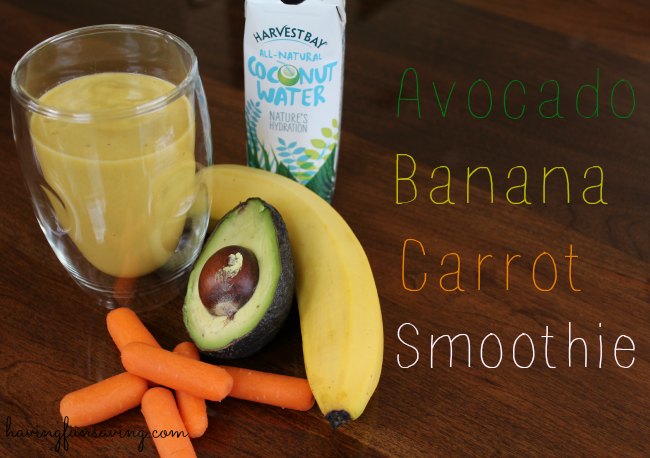 Avocado Banana Carrot Smoothie