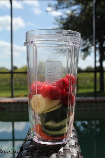 Healthy Raspberry Cucumber Smoothie