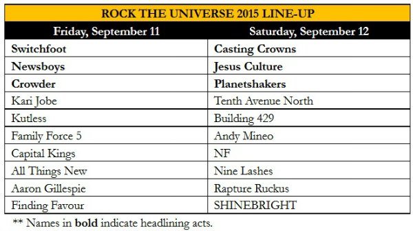 Rock the Universe at Universal Orlando