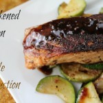 Blackened Salmon with Maple Reduction Recipe