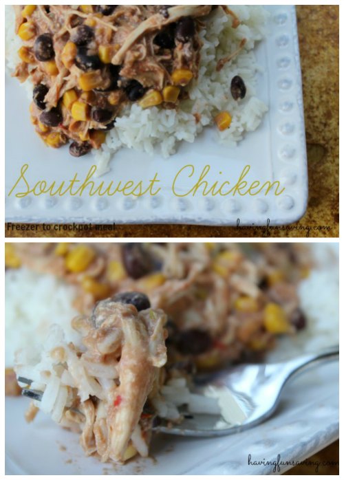 Crockpot Southwest Chicken 