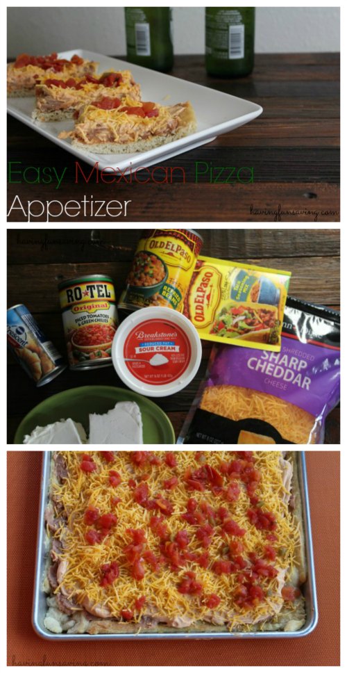 Easy Mexican Pizza Appetizer 