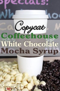 Copycat Coffeehouse White Chocolate Mocha Syrup Recipe