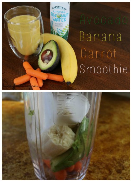 Avocado Banana Carrot smoothie recipe