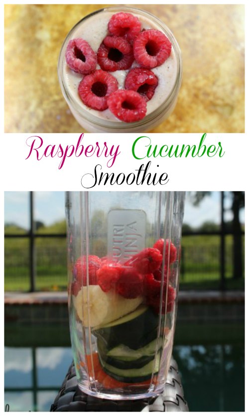 Raspberry Cucumber Smoothie Recipe