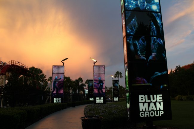 Blue Man Group Show at Universal Orlando Resort