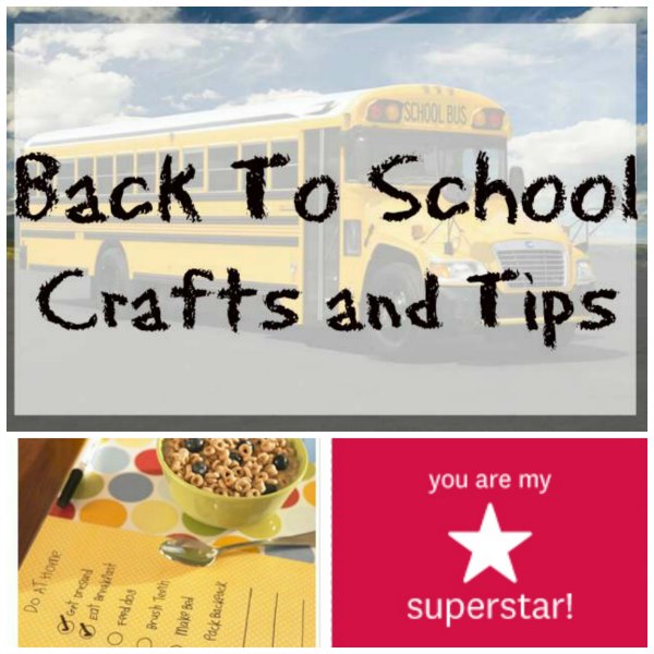 Back to School Crafts and Tips on Food Wine Sunshine