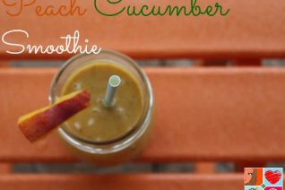 Peach Cucumber Smoothie