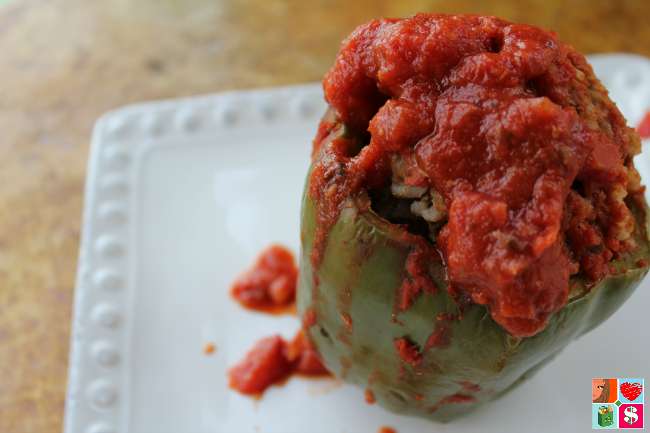 Stuffed Peppers Freezer to Crockpot Meal