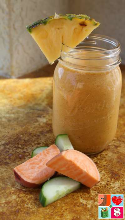 Sweet Potato Pineapple Smoothie 