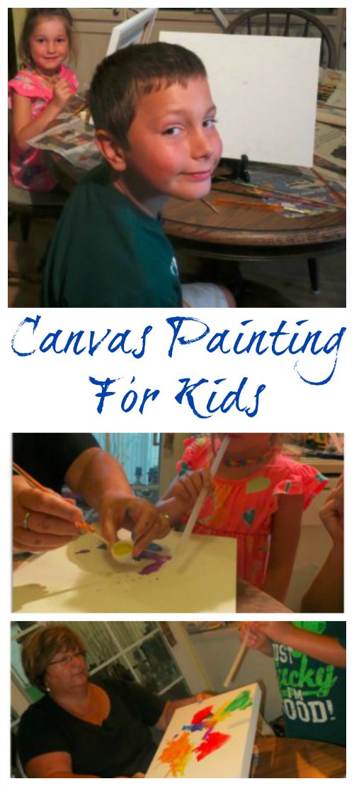 Canvas Painting For Kids on Food Wine Sunshine and Cooking