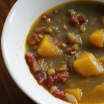 Recipe for Lentil Butternut Squash Curry Soup