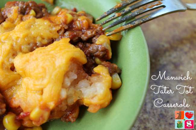 Manwich Tater Tot Casserole