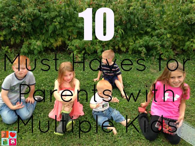 10 Must Haves for Parents with Multiple Kids