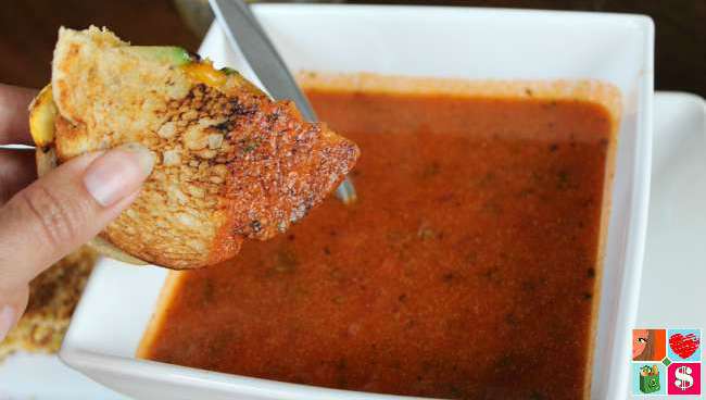 Healthy tomato soup