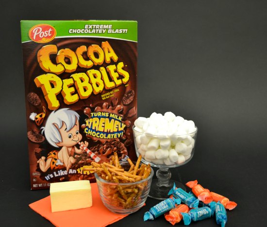 Cocoa Pebbles Spider Crispy Treats Recipe