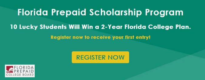 Florida Prepaid Scholarship Giveaway