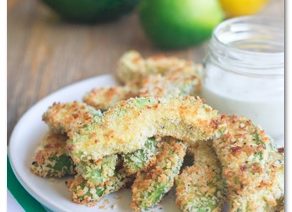 Baked avocado fries