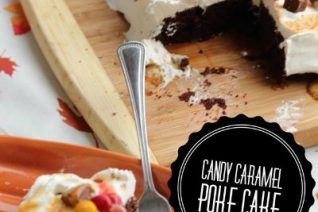 Caramel Candy Poke Cake Recipe