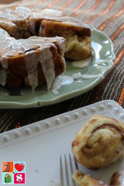 Monkey Bread made with cinnamon rolls