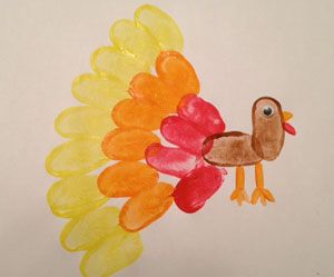 Thumbprint Turkey Craft