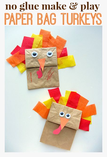 Turkey Paper Bag Craft