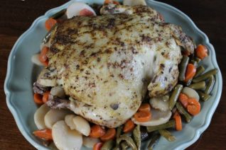 Easy Slow Cooker Chicken Pot Roast Recipe