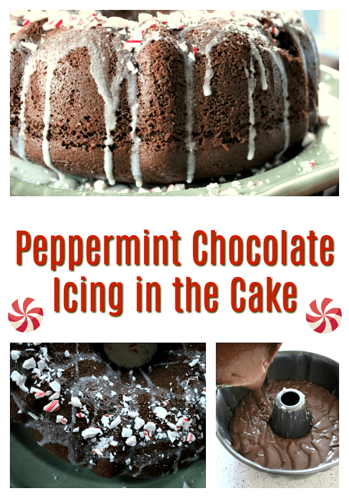 Best Peppermint Chocolate Icing in the Cake