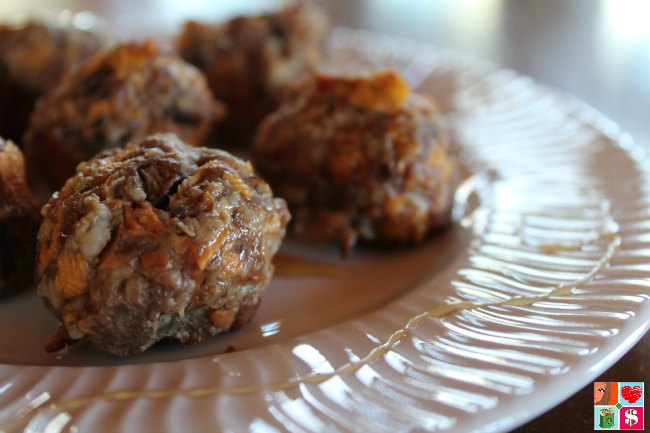 Sweet Potato and breakfast sausage Meatballs 