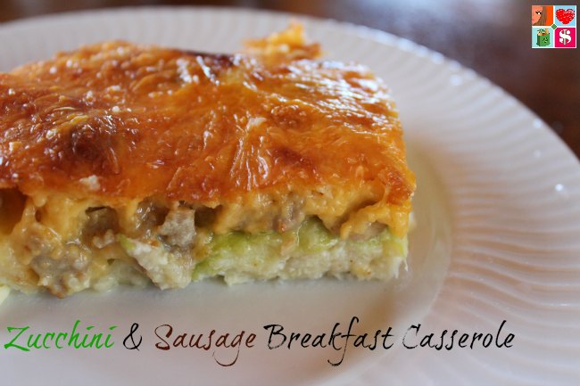 Zucchini and Sausage Breakfast Casserole