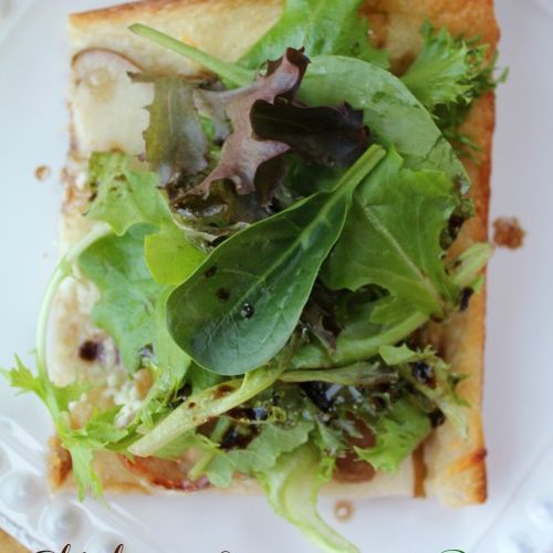 Chicken Sausage and Pear Pizza