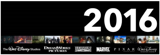 Disney Movies for 2016