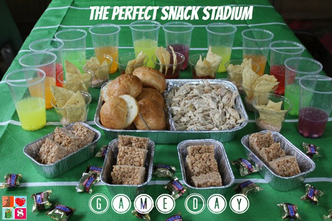 Make A Snack Stadium For Game Day