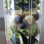 Blueberry Avocado and Greens Power Smoothie on Food Wine Sunshine