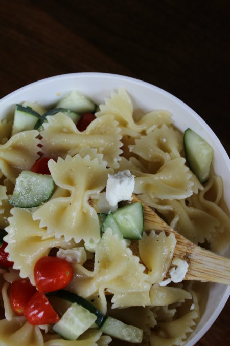 Lemon Pasta Salad on Food Wine Sunshine