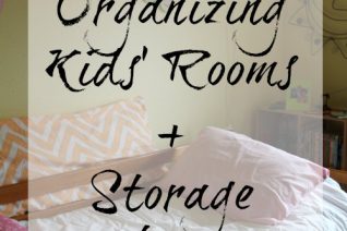 Tips for Organizing Kids' Rooms + Storage Solutions on Food Wine Sunshine