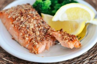 Pecan Maple Crusted Salmon Recipe