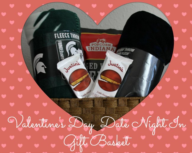 Valentine’s Day Date Night In Gift Basket on Food Wine Sunshine