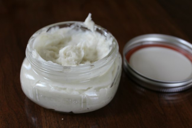 Homemade Body Butter With Shea Butter and Coconut Oil