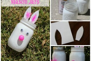 Easter Bunny Mason Jars