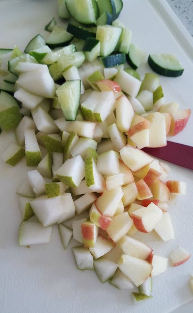 Best Apple Cucumber Pear Salad 