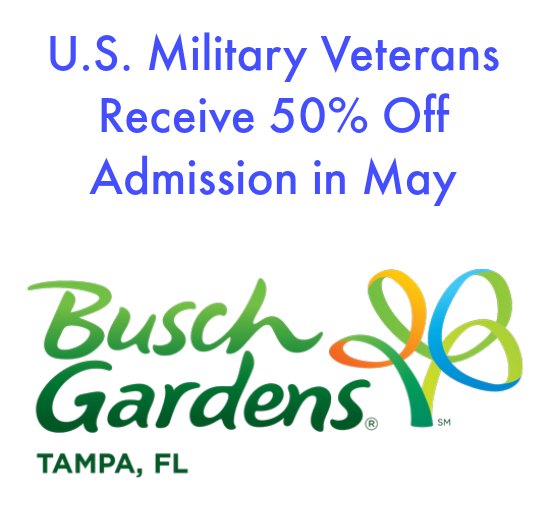 Military Veterans Get 50% Off Admission in May