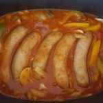 Crock Pot Sausage Peppers & Onions on Food Wine Sunshine and Cooking