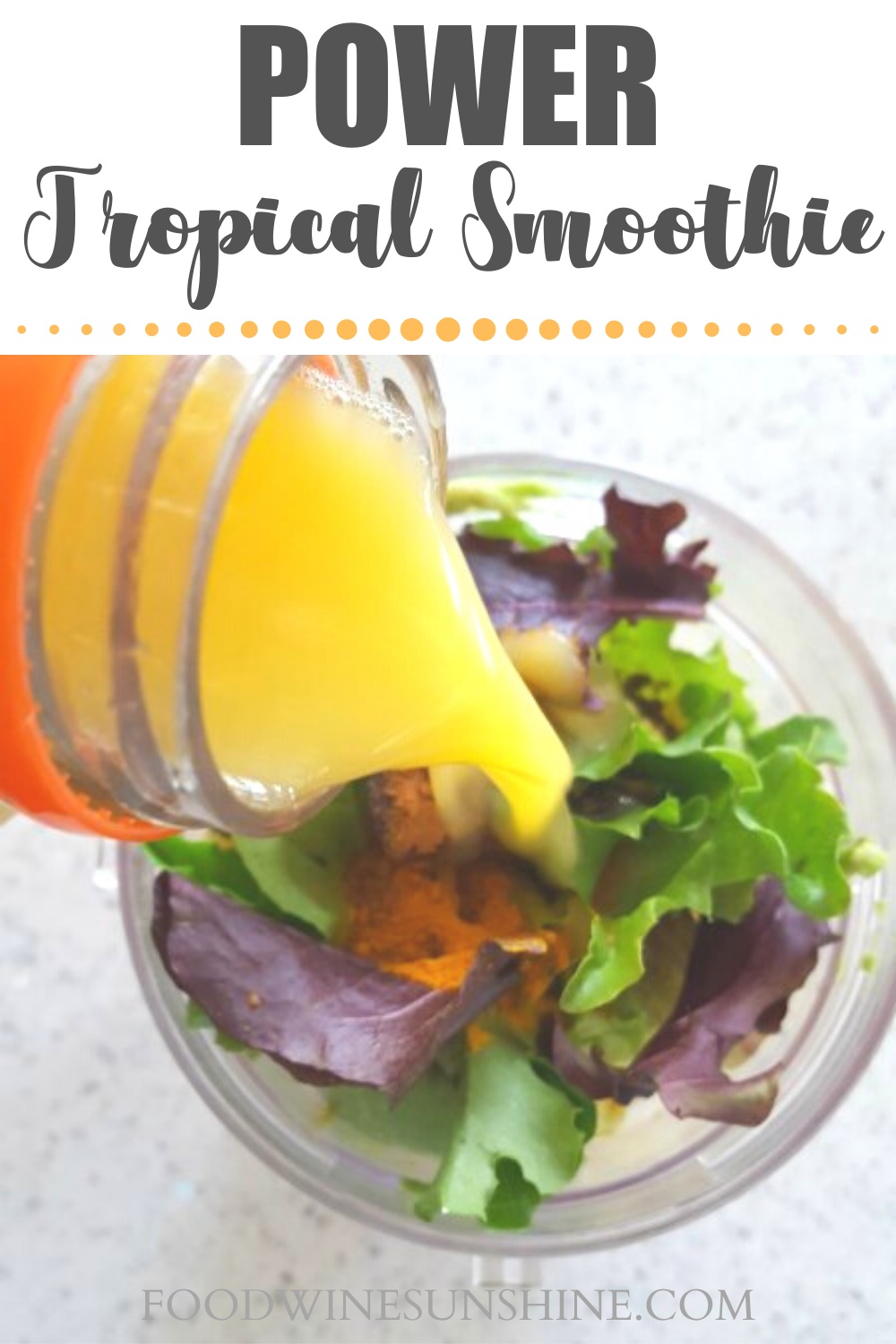 best power tropical smoothie