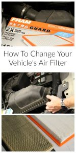 How To Change Your Vehicle Air Filter on Food Wine Sunshine