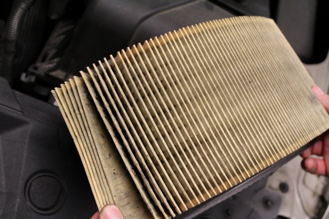 How To Change Your Vehicle Air Filter - Dirty Air Filter