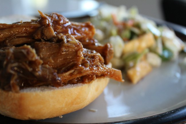 Slow Cooker Pulled Pork on Food Wine Sunshine and Cooking